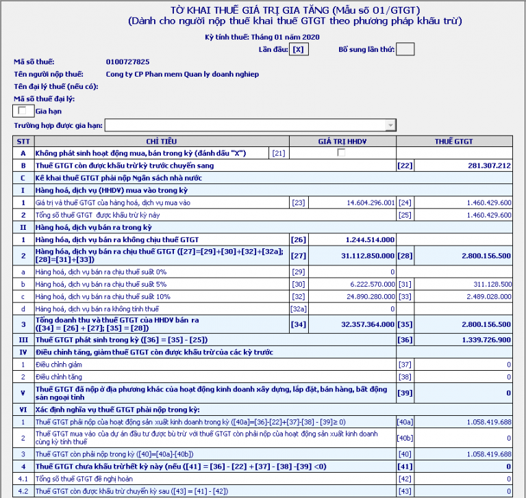 Khai báo đường dẫn tệp báo cáo dạng Excel