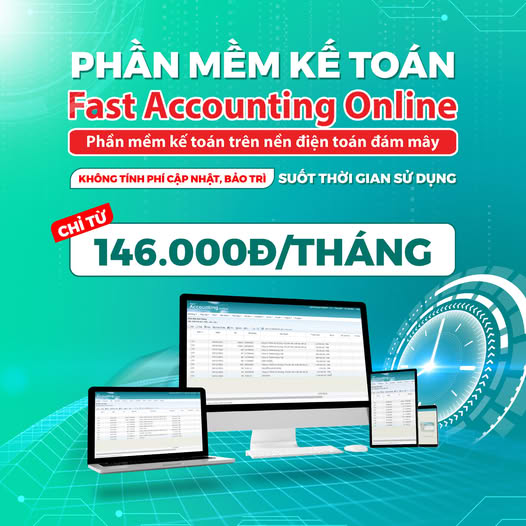 Chi phí sử dụng phần mềm Fast Accounting Online